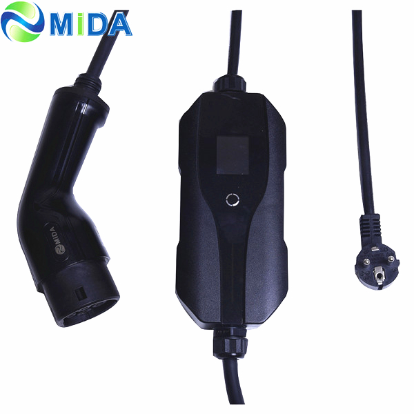 astoneves Chargeur EV Type 2, câble de Charge Portable Mode 2  16A avec Prise Schuko pour véhicule électrique Conforme à la Norme IEC  62196-2 (câble de 6m, 220-240V, Max 3,6kW)
