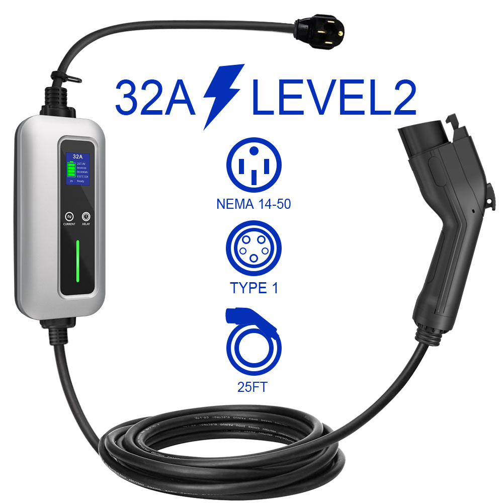 Level 2 EV Charger Type 2 UK 3 Pin 8A 10A 13A PHEV EV Charging Cable Electric  Car Charger - Shanghai Mida Cable Group Limited .