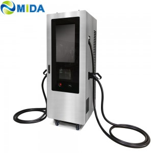 Advertising Screen 60kw/90kw/120kw Dc Fast Charger Pile Electric Vehicles Floor-Mounted Charging Station